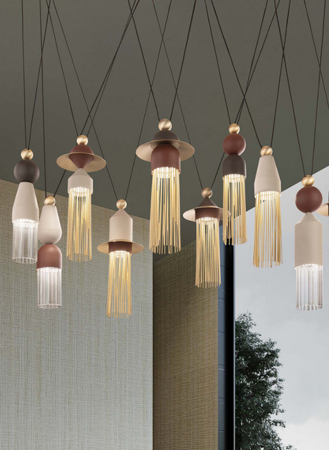 Masiero Nappe | Luminarias de suelo, colgante y pared