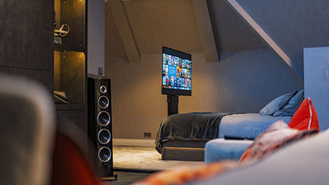 Future Automation UBL | Soporte tv motorizado elevador bajo la cama