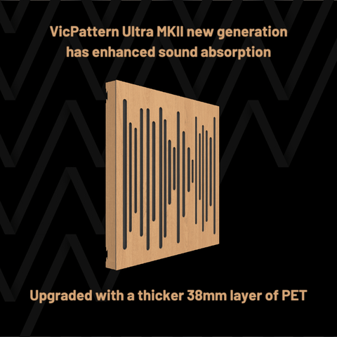 Vicoustic VicPattern Ultra Wavewood MKII