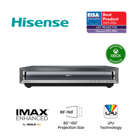 Hisense PX3-PRO TriChroma | Proyector láser 4K de tiro corto