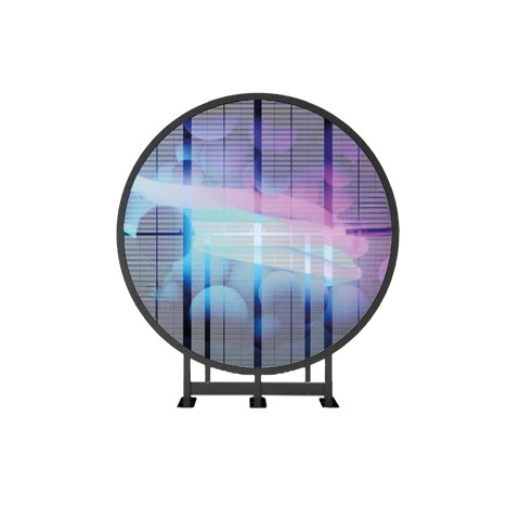 Traulux T-GLASS-C | Pantalla LED circular transparente