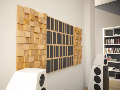instalacion de paneles acusticos Vicoustic VicPattern Ultra Beat XL