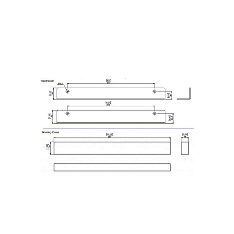 Lyngdorf Mounting Kit LS-1000 Left | Kit de montaje para LS-1000 Left