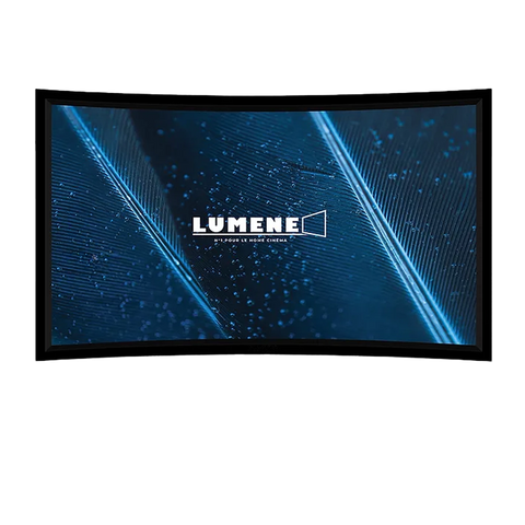 Lumene Movie Palace UHD-4K Curve Acoustic | Pantalla fija curva para proyector con transparencia acústica