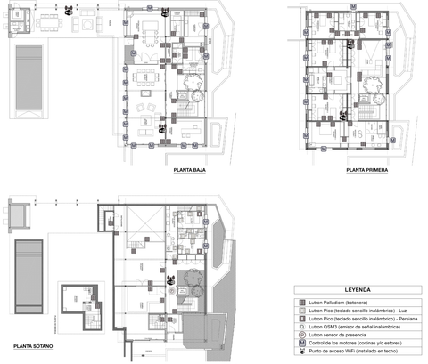 proyecto iluminación técnica residencial